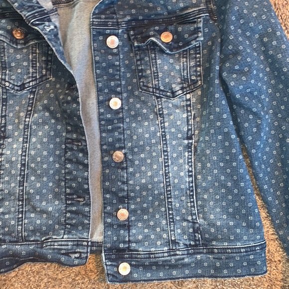 Patterned jean jacket - Picture 2 of 6